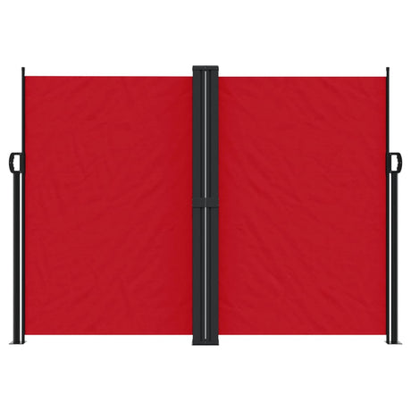 Vidaxx ausziehbarer Windschutz 180x600 cm rot