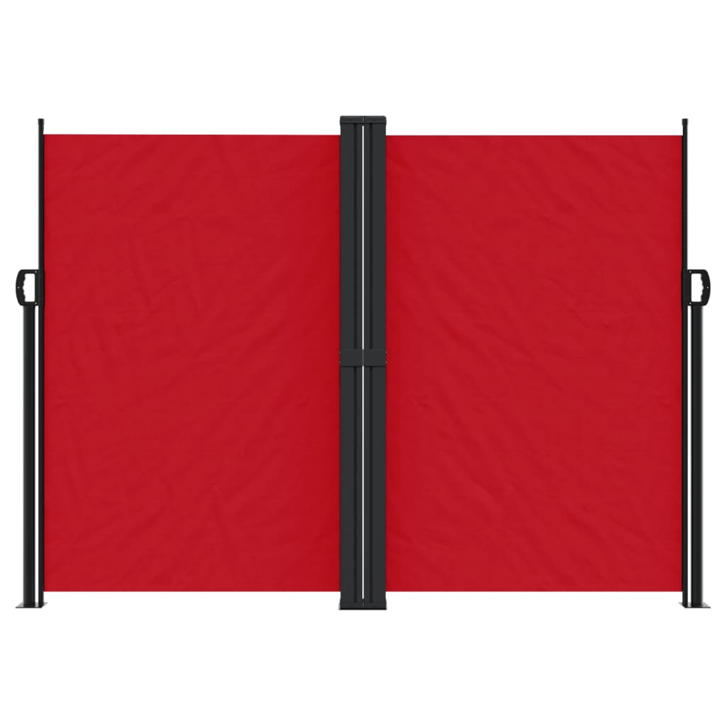 Pare-brise Vidaxl extensible 180x600 cm rouge