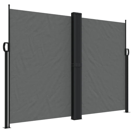 Vidaxx ausziehbarer Windschutz 180x600 cm Anthrazit