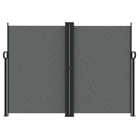Vidaxx ausziehbarer Windschutz 180x600 cm Anthrazit