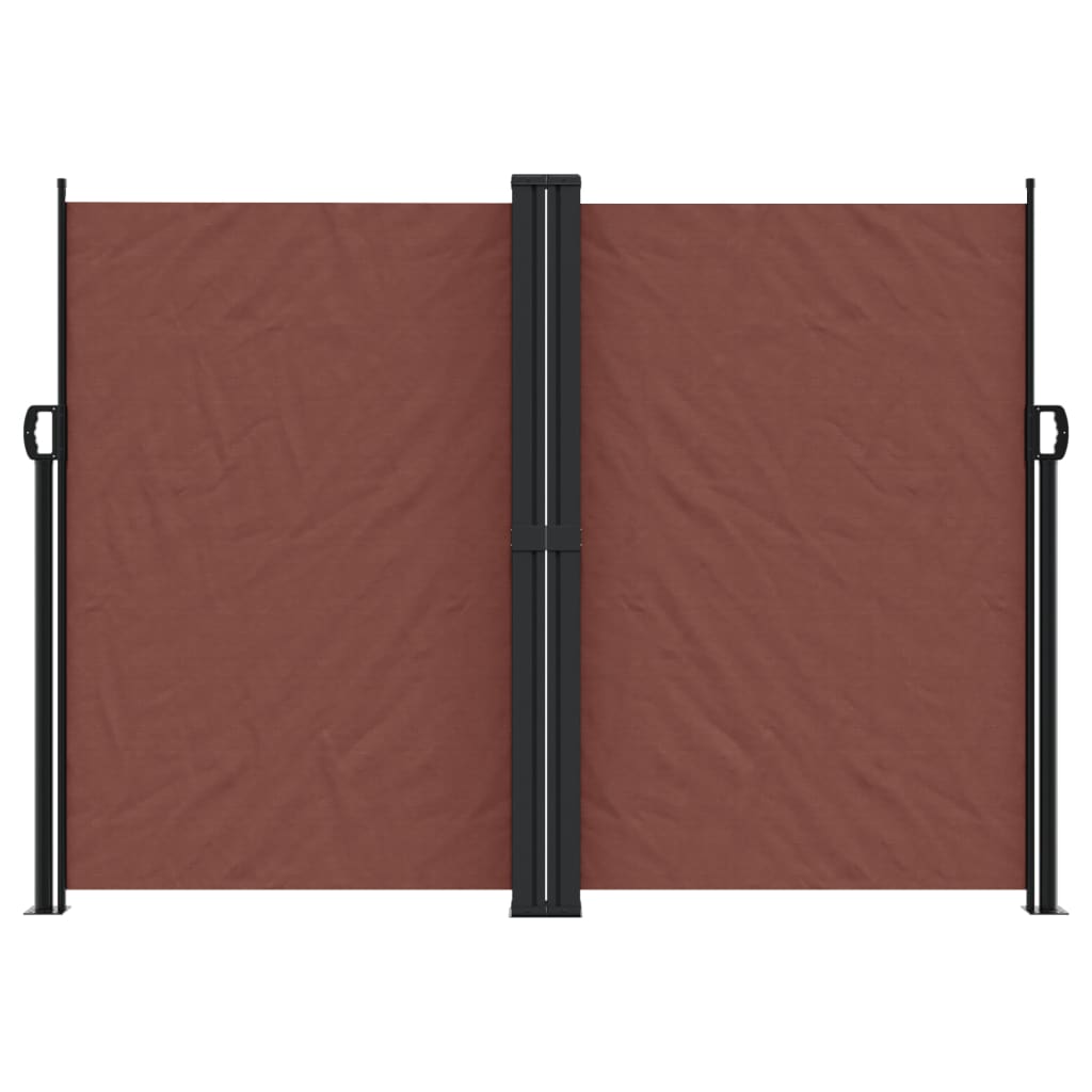 Vidaxx ausziehbarer Windschutz 180x600 cm braun