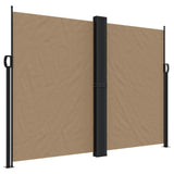 Vidaxl Windshield utvidbar 180x600 cm taupe