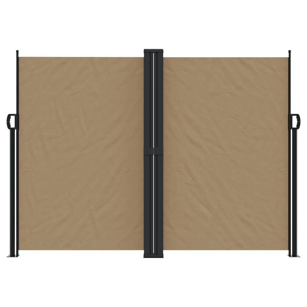 Vidaxl Windshield utvidbar 180x600 cm taupe