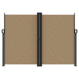 Vidaxl Windshield utvidbar 180x600 cm taupe