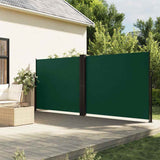 Vidaxx ausziehbarer Gartenschirm 180x600 cm dunkelgrün