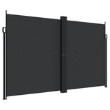 Pare-brise vidaxl extensible 200x600 cm noir