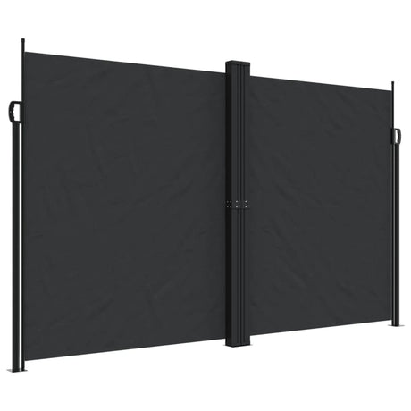 Vidaxx ausziehbarer Windschutz 200x600 cm schwarz