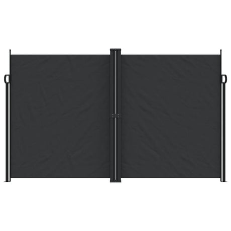 Vidaxx ausziehbarer Windschutz 200x600 cm schwarz