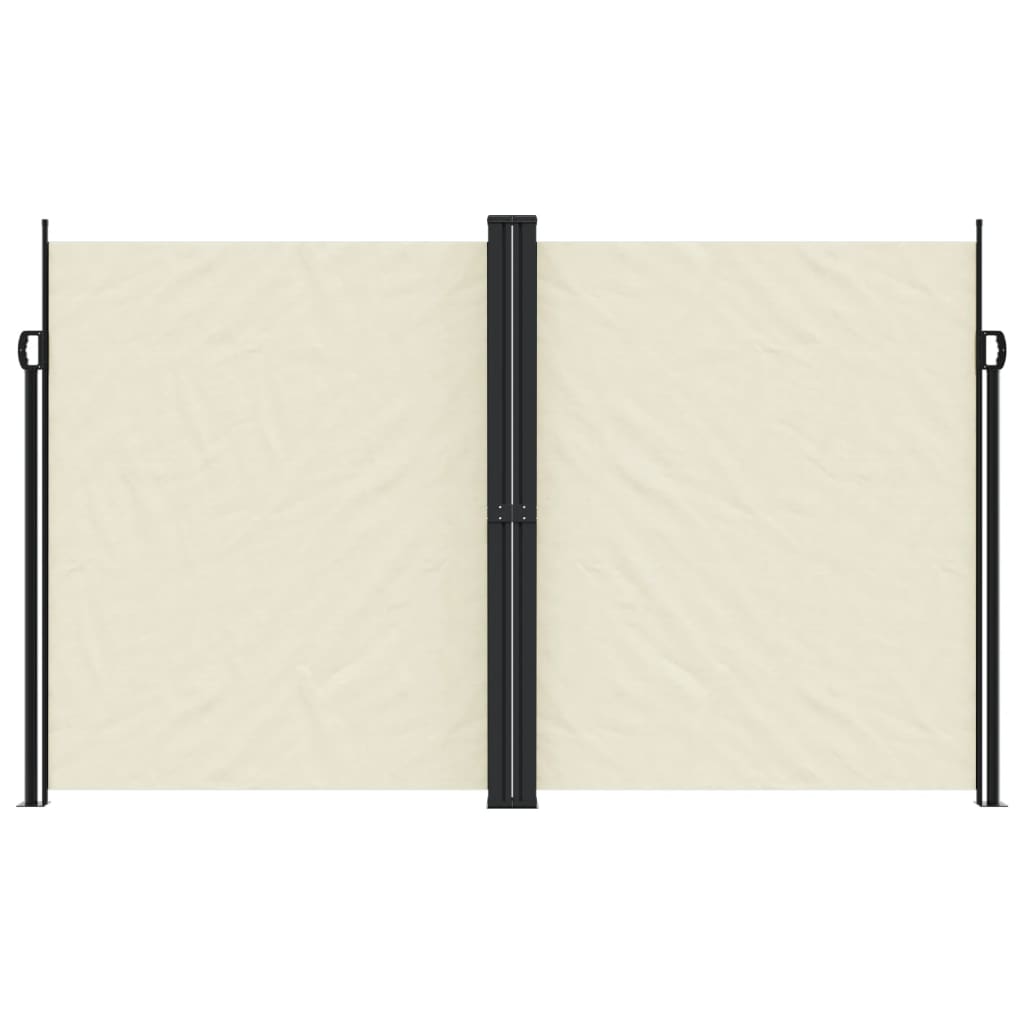 VidaXL Windshield Extendable 200x600 cm cream -colored