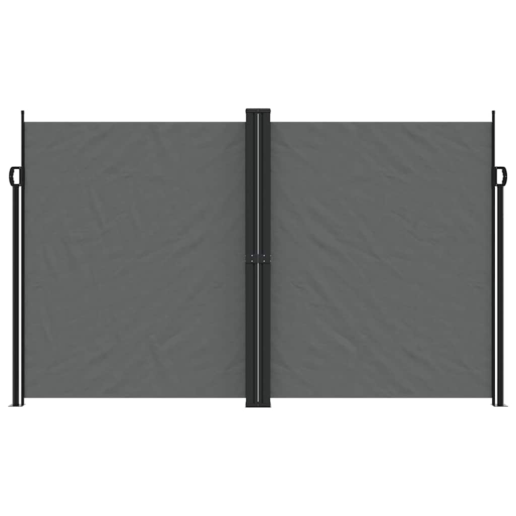 En pare-brise Vidaxl extensible 200x600 cm anthracite -colored