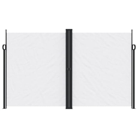 Vidaxx ausziehbarer Windschutz 200x600 cm weiß