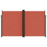 Vidaxx ausziehbarer Windschutz 200x600 cm Terrakotta