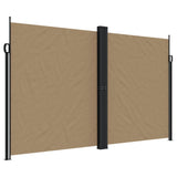 Vidaxl windscherm uittrekbaar 200x600 cm taupe