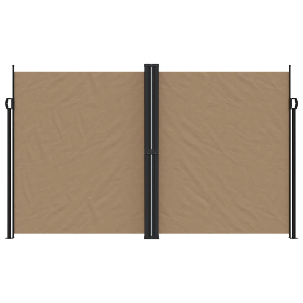 Vidaxl Windshield utdragbar 200x600 cm taupe