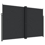 Vidaxx ausziehbarer Windschutz 220x600 cm schwarz
