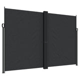 VidaXL Windshield Extendable 220x600 cm Black