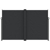 VidaXL Windshield Extendable 220x600 cm Black