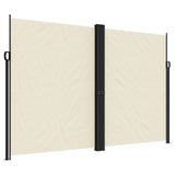 Vidaxx ausziehbarer Windschutz 220x600 cm cremefarben