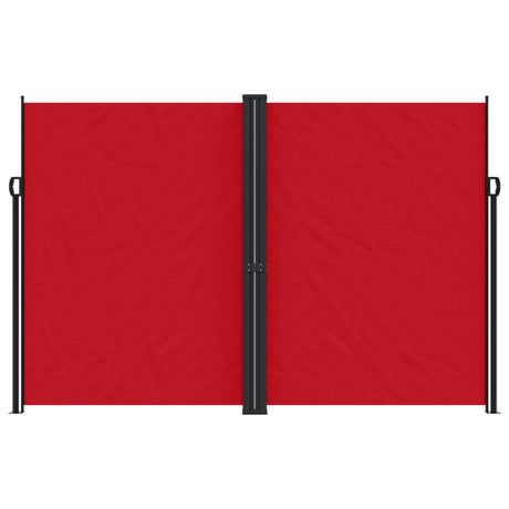 Vidaxx ausziehbarer Windschutz 220x600 cm rot
