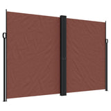 Pare-brise Vidaxl extensible 220x600 cm brun