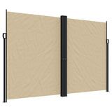 Vidaxx ausziehbarer Windschutz 220x600 cm beige