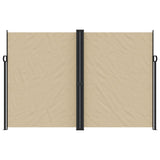 Vidaxx ausziehbarer Windschutz 220x600 cm beige