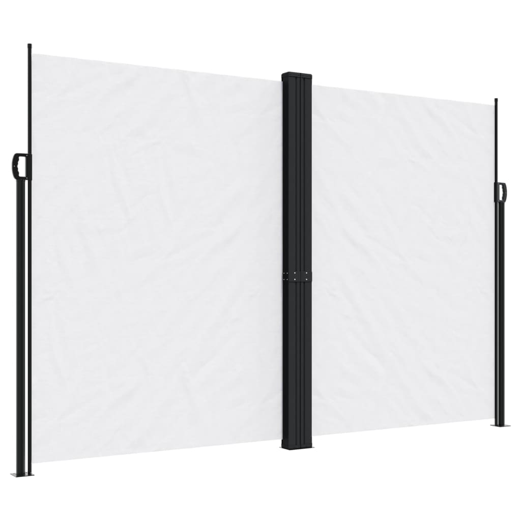 Vidaxx ausziehbarer Windschutz 220x600 cm weiß