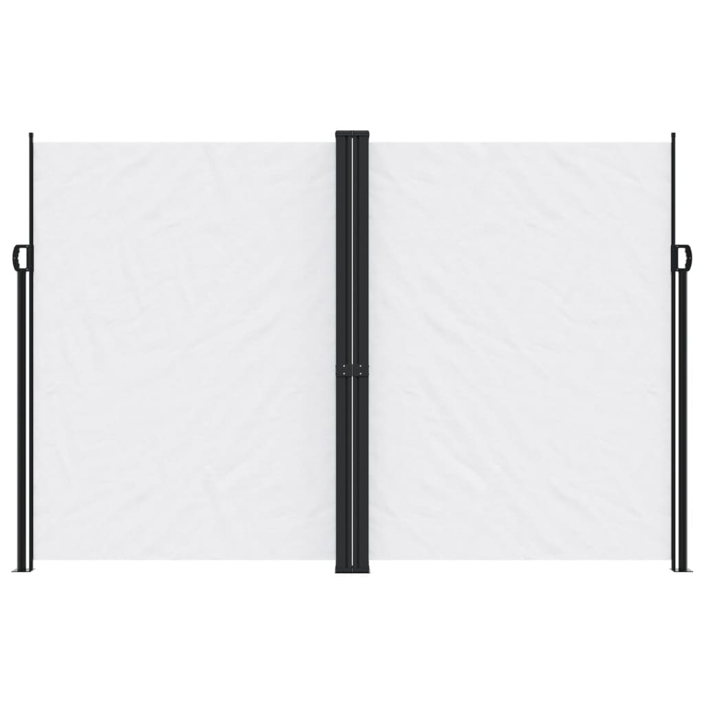 Vidaxx ausziehbarer Windschutz 220x600 cm weiß