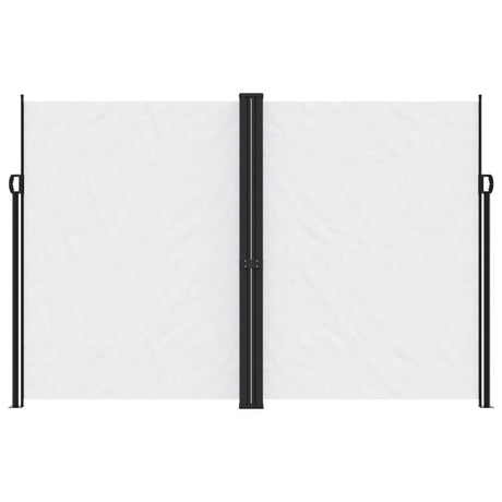 Vidaxx ausziehbarer Windschutz 220x600 cm weiß