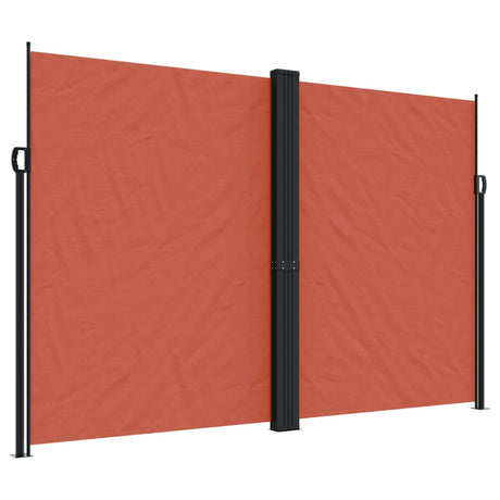 Vidaxx ausziehbarer Windschutz 220x600 cm Terrakotta