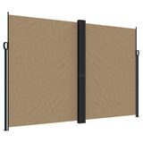 VidaXL Windshield Extendable 220x600 cm Taupe