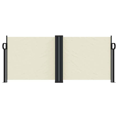 Vidaxx ausziehbarer Windschutz 100x1000 cm creme
