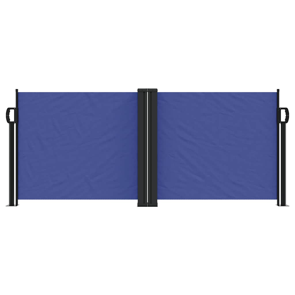 Vidaxx ausziehbarer Windschutz 100x1000 cm blau