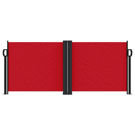 Vidaxx ausziehbarer Windschutz 100x1000 cm rot