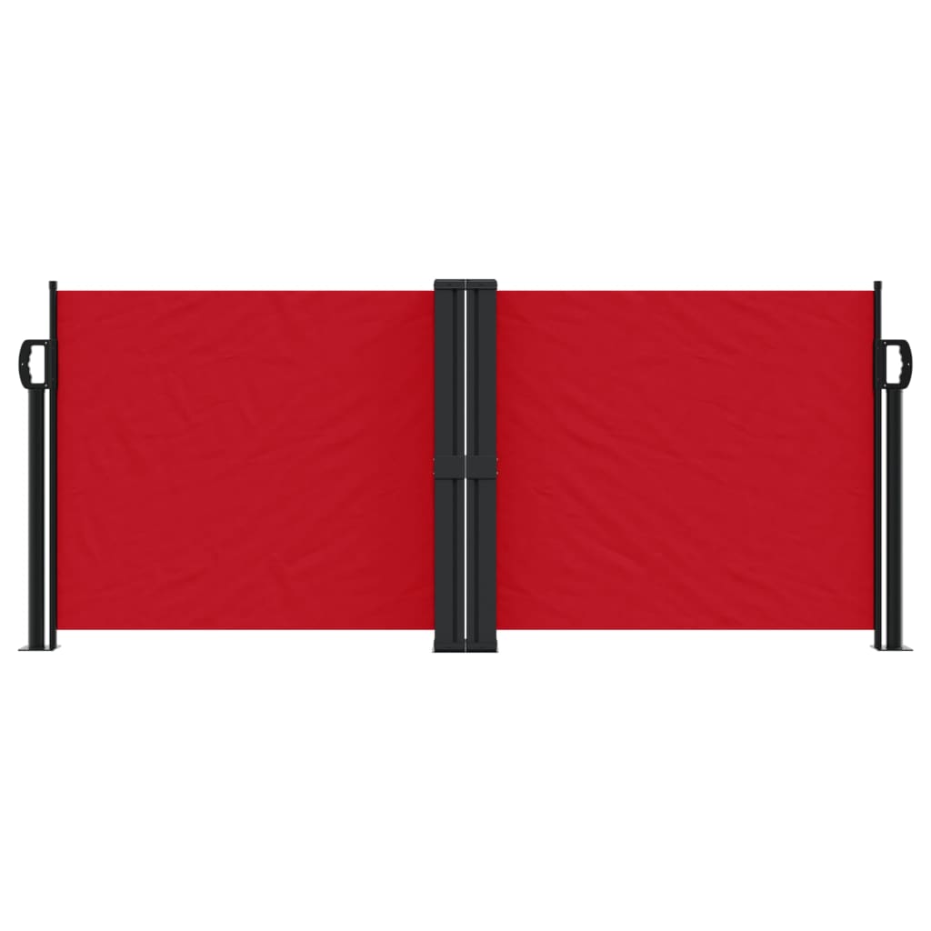 VidaXL Windshield Extendable 100x1000 cm Red