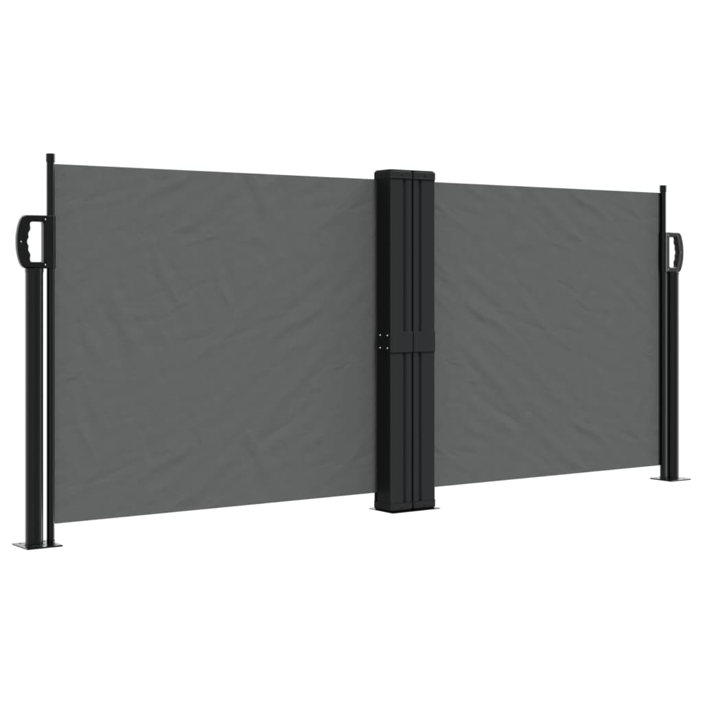 VidaXL Windshield Extendable 100x1000 cm Anthracite