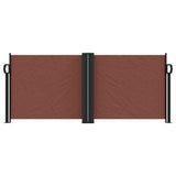 Vidaxx ausziehbarer Windschutz 100x1000 cm braun