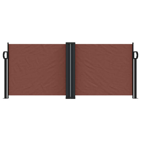 Vidaxx ausziehbarer Windschutz 100x1000 cm braun