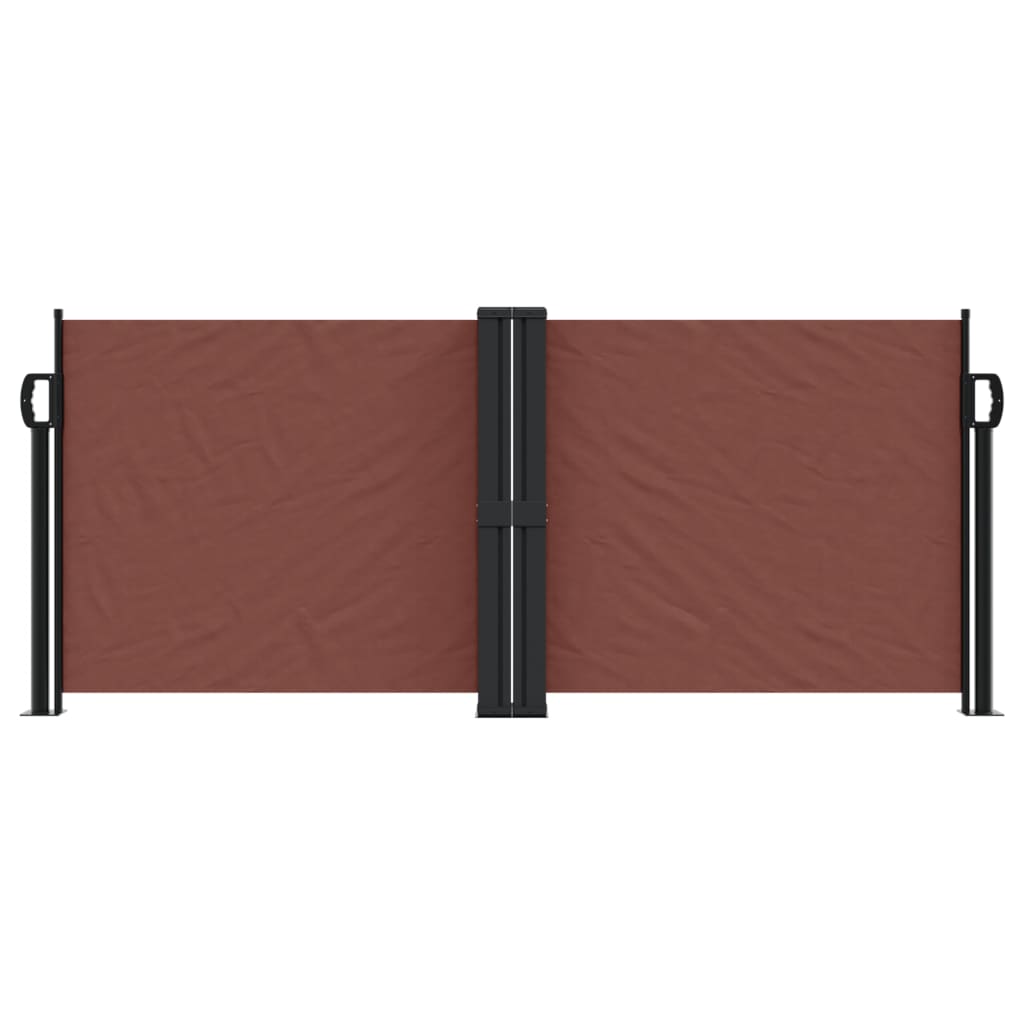 VidaXL Windshield Extendable 100x1000 cm brown