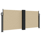 Vidaxx ausziehbarer Windschutz 100x1000 cm beige