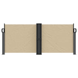 Pare-brise vidaxl extensible 100x1000 cm beige