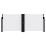Vidaxx ausziehbarer Windschutz 100x1000 cm weiß