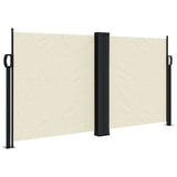 Vidaxx ausziehbarer Windschutz 120x1000 cm creme