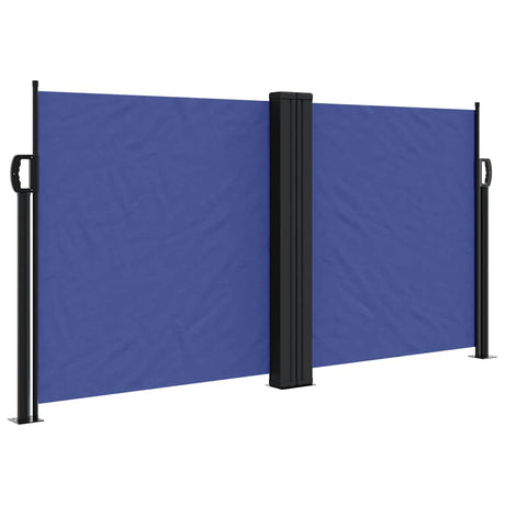 Vidaxx ausziehbarer Windschutz 120x1000 cm blau