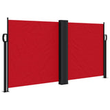 Vidaxx ausziehbarer Windschutz 120x1000 cm rot