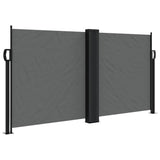 Vidaxx ausziehbarer Windschutz 120x1000 cm Anthrazit
