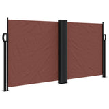 Vidaxx ausziehbarer Windschutz 120x1000 cm braun