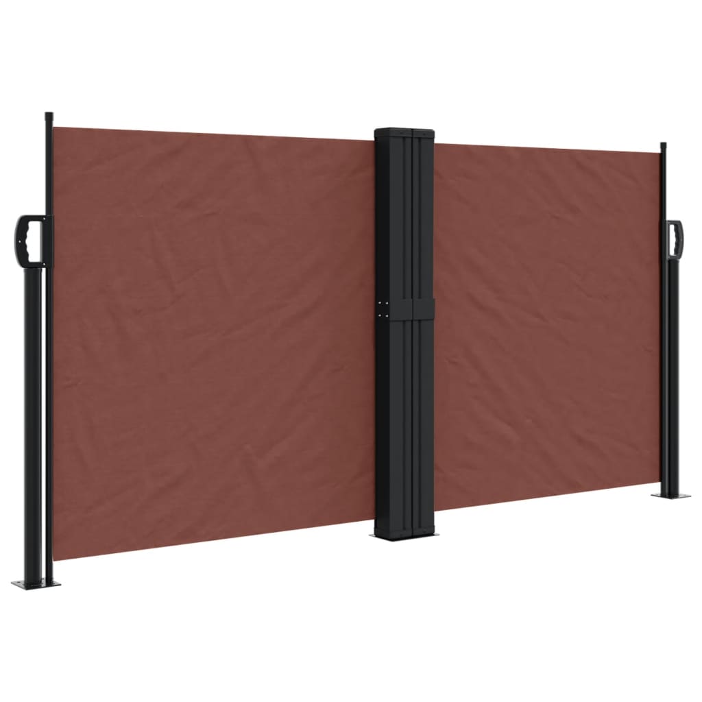 VidaXL Windshield Extendable 120x1000 cm brown