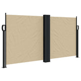 Vidaxx ausziehbarer Windschutz 120x1000 cm beige