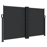 Vidaxx ausziehbarer Windschutz 140x1000 cm schwarz